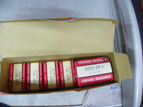 Federal Mogul 4420M-1 (.001) standard size main bearing set for 1958-1978 Ford FE Big Block V8 engine restoration.