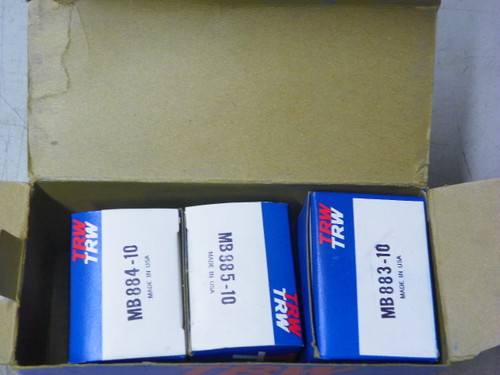 TRW MS883-10 .010 Undersize Main Bearing Set for 1941-1971 Ford Willys Jeep 134 Engine restoration.