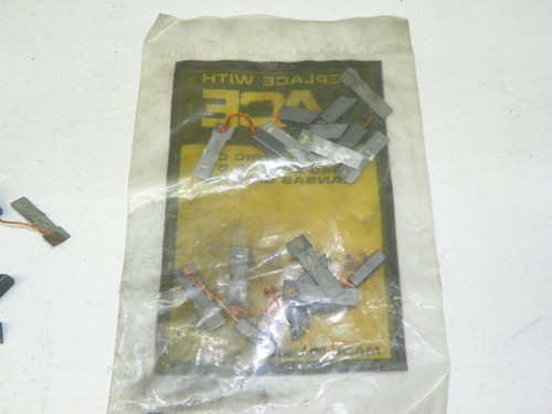 Bulk 10-Piece Set of Vintage 10-F-38 Motor Brushes for electrical restoration