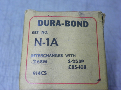Dura-Bond N-1A Camshaft Bearing Set for 1941-1965 Nash AMC Rambler L6 restoration.