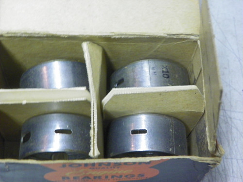 Johnson Bronze Set No. 104 Camshaft Bearing Set .010 Undersize for 1954-1962 Chevrolet 235 261 L6 restoration.