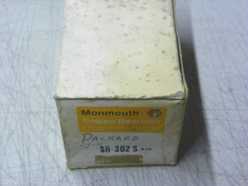 Monmouth SH-302 S NOS Camshaft Bearing Set for 1951-1954 Packard Straight 8 Restoration