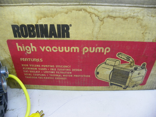 Robinair 15102 High Vacuum Pump 2.2 CFM Single Stage for HVAC refrigeration service. - Image 2