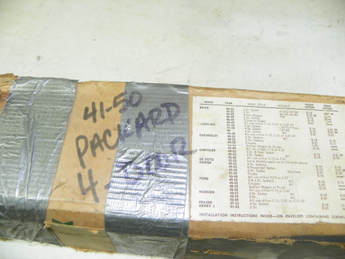 Styleking C-15 Adjustable Door Visors for 1941-1950 Packard 4-Door Sedan restoration. - Image 2