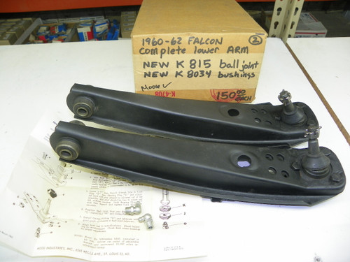Moog K815 & K8034 Front Lower Control Arm Pair for 1960-62 Ford Falcon restoration. - Image 1