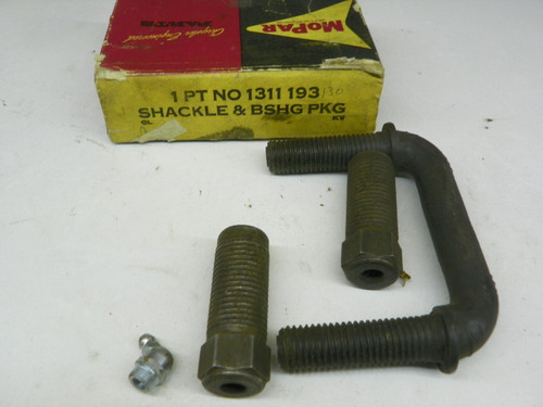 Mopar 1311193 Shackle & Bushing Kit for Dodge Plymouth Chrysler restoration. - Image 1
