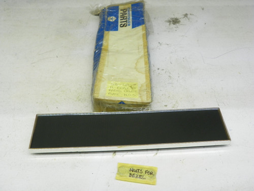 Chrysler 2864535 Radio Delete Plate for 1968-1969 A-Body Valiant restoration - Image 1