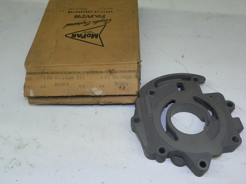 Mopar 1636311 Oil Pump Body for 1957-61 Dodge Plymouth restoration. - Image 1