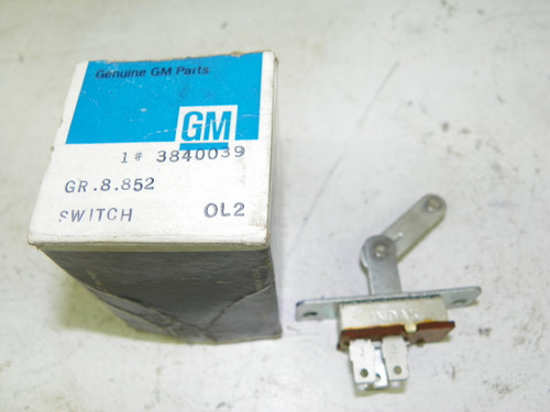 GM 3840039 Switch for Chevrolet Buick Pontiac Oldsmobile restoration. - Image 1