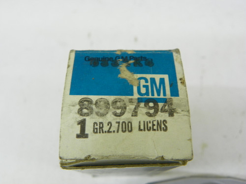 GM 899794 NOS Rear License Plate Light for 1974 Corvettes restoration. - Image 2
