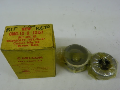 Carlson CMC-12 Ball Joint Kit for 1955 1956 1957 Chevrolet restoration. - Image 1