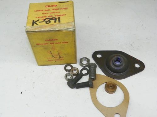 Carlson CB-24D Lower Adjustable Ball Joint Conversion Kit for 1957-1959 Ford Mercury Edsel Thunderbird restoration. - Image 1