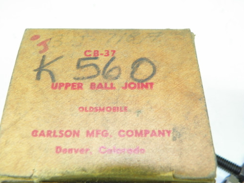 Carlson K560 Upper Ball Joint NORS - Vintage Auto Part Restoration - Image 2