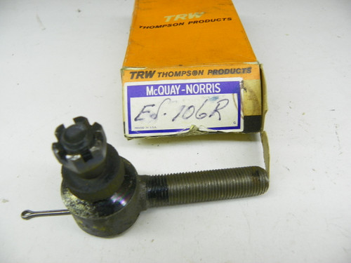 McQuay-Norris ES-106R Right Outer Tie Rod End for 1947-1949 Studebaker Champion Commander restoration. - Image 1
