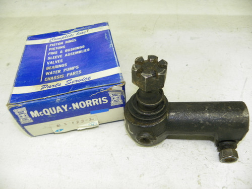 McQuay-Norris ES-123-L Tie Rod End for 1935-53 Chevrolet Dodge GMC Studebaker Truck Left Hand 6 Cylinder steering restoration. - Image 1