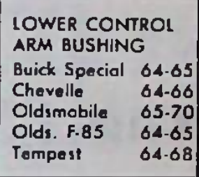 McQuay-Norris FB-235 Lower Control Arm Bushing for 1964-1970 GM A-Body restoration. - Image 2