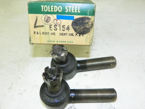 Toledo Steel ES-154L Tie Rod End Left Hand Side (Qty 2) for 1949-1951 Ford Passenger restoration. - Image 1