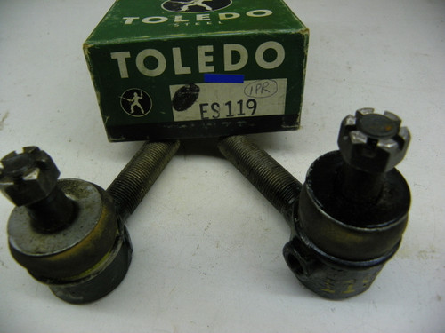 Toledo ES-119L ES-119R Tie Rod End Pair for 1939-1946 Studebaker restoration. - Image 1