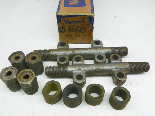 Monmouth KA-40 Upper Control Arm Shaft Kit for 1941-1954 Chrysler Dodge Plymouth 6 Cyl restoration. - Image 1
