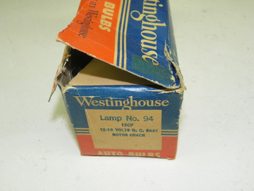 Westinghouse 94 Lamp Bulb for vintage auto restoration - Image 1