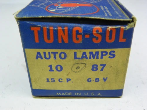 Tung-Sol 87 Auto Lamp Light Bulb for vintage auto restoration - Image 2