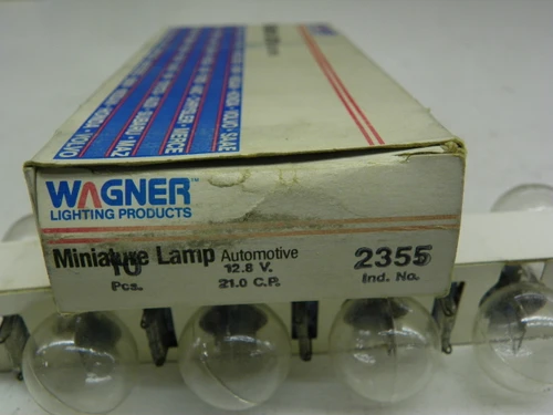 Wagner 2355 Miniature Lamp for 1960s-1980s GM Ford Mopar Turn Signal Stop restoration. - Image 2