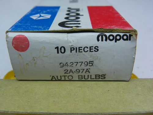 Mopar 9427795 Auto Bulbs 12V 21W Amber for vintage automotive electrical restoration - Image 2