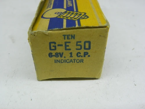 General Electric G-E 50 Indicator Lamp 6-8V 1 C.P. 10-pack restoration - Image 2