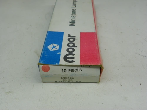 Mopar 142451 Miniature Auto Bulb Set for vintage vehicle restoration. - Image 1