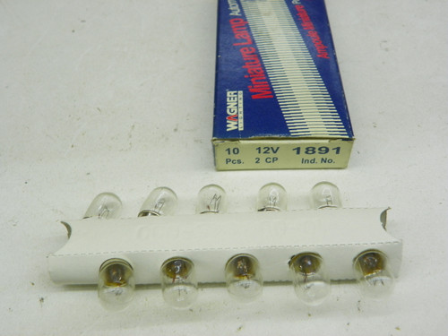 Wagner 1891 Miniature Lamp Bulb 12V for vintage auto restoration - Image 1