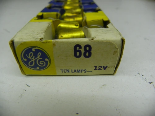 General Electric 68 Miniature Lamp for vintage auto restoration. - Image 2