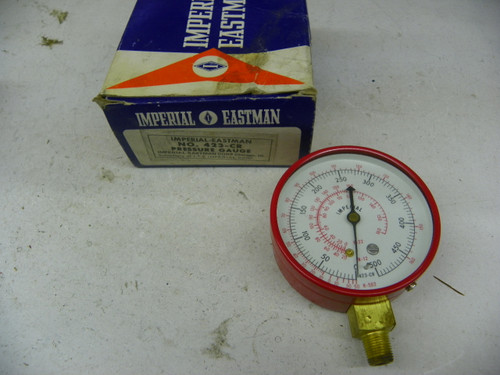 Imperial Eastman 423-CR Pressure Gauge for R-12 R-502 refrigerant systems restoration. - Image 1