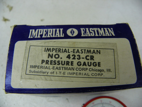 Imperial Eastman 423-CR Pressure Gauge for R-12 R-502 refrigerant systems restoration. - Image 2