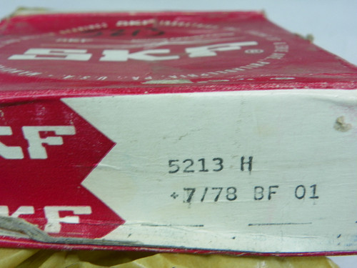 SKF 5213 H Double Row Ball Bearing NOS for vintage auto part restoration. - Image 2