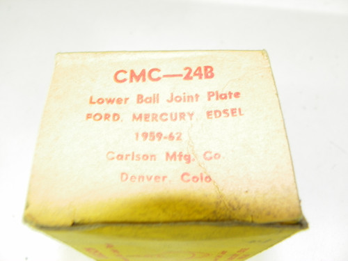 Carlson CMC-24B Adjustable Lower Ball Joint Plate for 1959-1962 Ford Mercury Edsel front suspension restoration. - Image 2