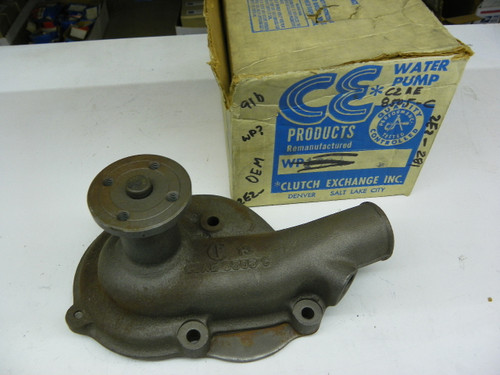 C&E Products C2AE-8505-C Water Pump for 1957-1964 Ford Mercury L6 V6 restoration. - Image 1