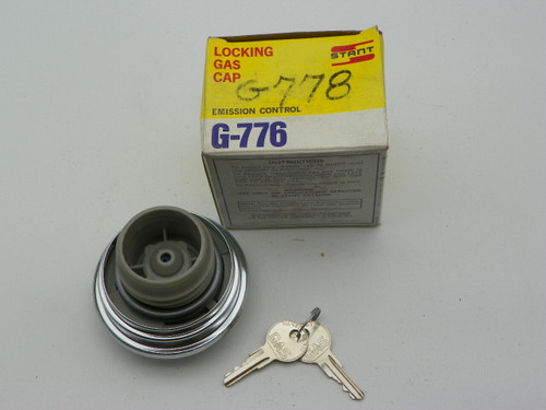 Stant Locking Fuel Gas Tank Cap G-776 Original Box! Made in USA NOS!
