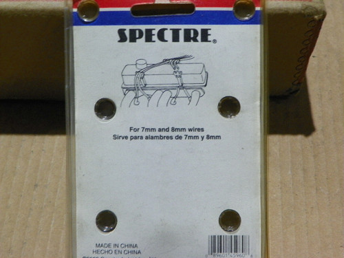 Spectre 4596 Chrome Wire Looms 7 & 8 mm Wires 10 Pcs
