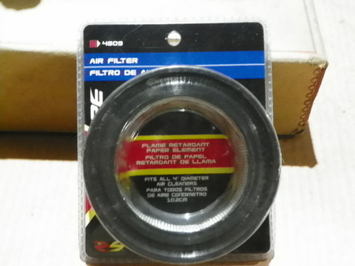 Spectre 4809 Air Cleaner Filter Element fits all 4" Diameter Air Cleaners