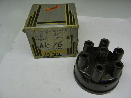 Tungsten AL-76 Distributor Cap for 1926-1939 Hupmobile 6 Cyl 1938 Nash restoration. - Image 1