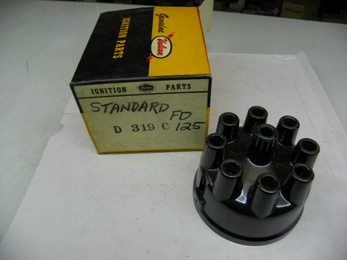 Vulcan FD-125 Distributor Cap for 1949-1972 Ford IHC Lincoln Mercury trucks and cars restoration. - Image 1