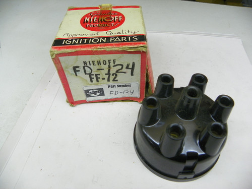 Niehoff FD-124 Distributor Cap for 1948-1977 Ford Edsel Mercury Divco restoration. - Image 1