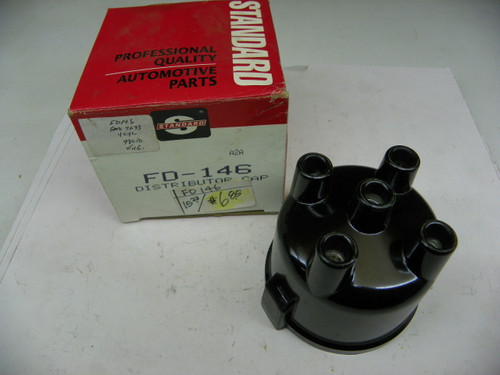 Standard FD-146 Distributor Cap for 1971-1973 Ford Pinto Mercury Capri 1.6L restoration. - Image 1