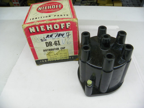 Niehoff DR-61 Distributor Cap for 1962-1967 Buick Oldsmobile Jeep V6 restoration. - Image 1