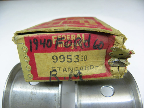Federal-Mogul 9953SB Crankshaft Rear Main Thrust Bearing for 1940 Ford V8-60 restoration. - Image 2