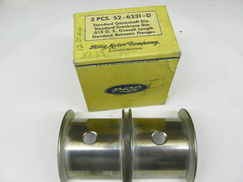 Ford 52-6331-D Rear Main Thrust Bearing Pair for Flathead V8-60 restoration. - Image 1