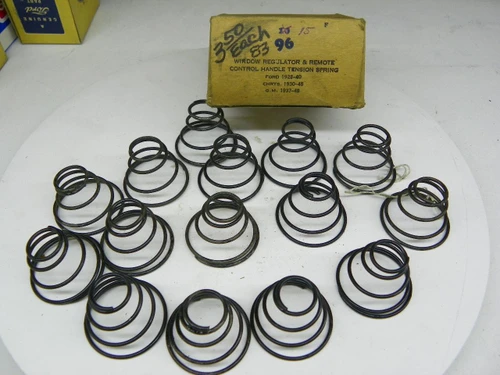 Aftermarket #96 Window Regulator Tension Spring for 1928-48 Ford Chrysler GM restoration. - Image 1
