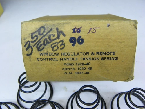 Aftermarket #96 Window Regulator Tension Spring for 1928-48 Ford Chrysler GM restoration. - Image 2