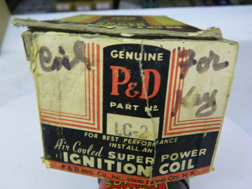 P&D LC-2 Ignition Coil for vintage auto restoration. - Image 2