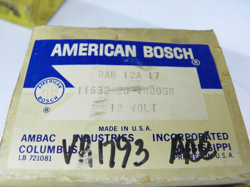 American Bosch 1163228VR00GR Alternator Regulator for vintage restoration. - Image 2